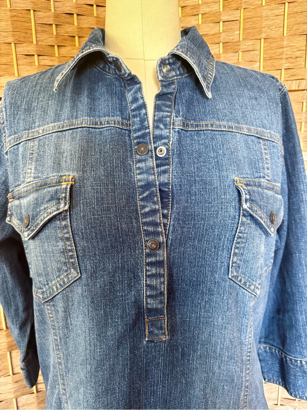 Old Navy denim all-season dress 14 - Picture 3 of 13